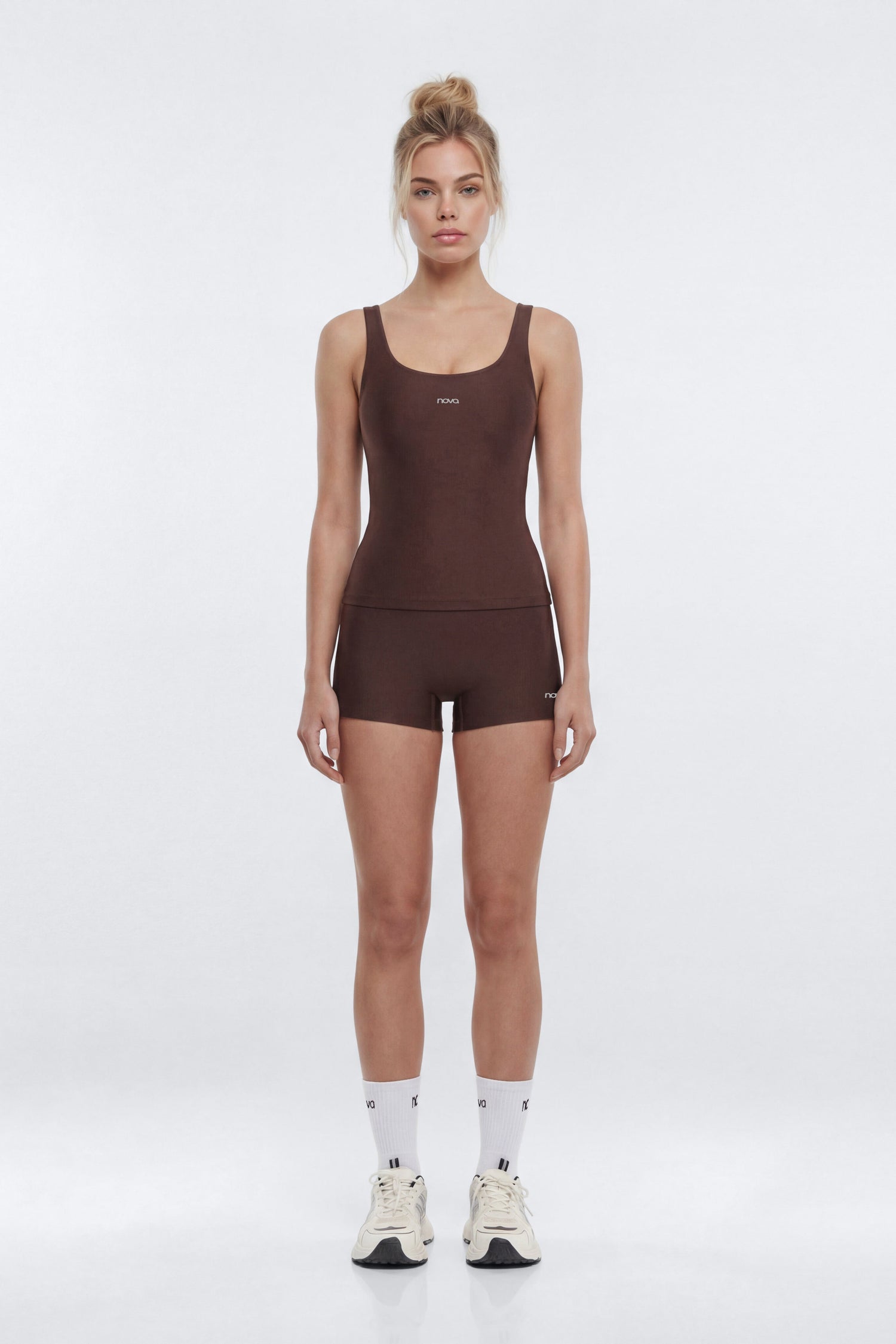 AirSculpt™ Sports Tank Top - Brown