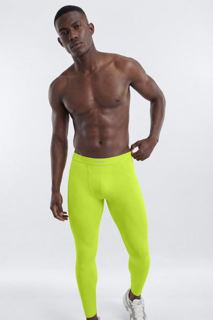 PowerFlex™ Compression 28″ Active Tights - Neon Yellow