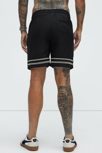 Zephyr Relaxed Shorts - Black