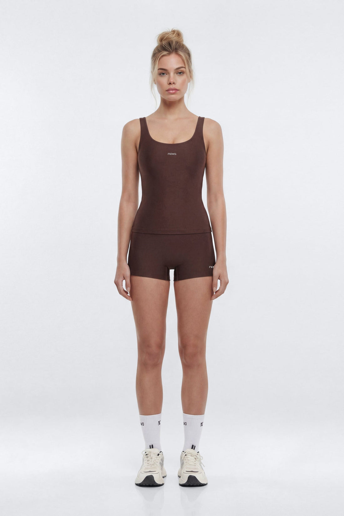 AirSculpt™ Sports Tank Top - Brown