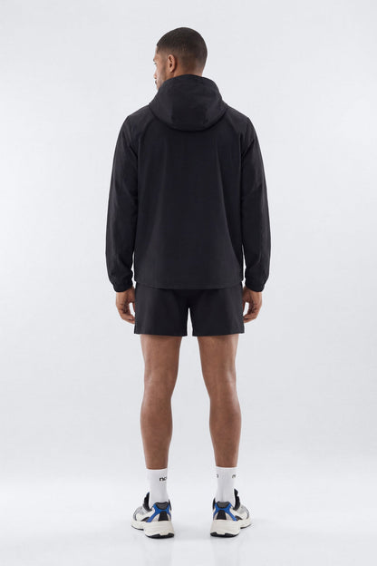 CoreNylon Hooded Full Zip Jacket - Black