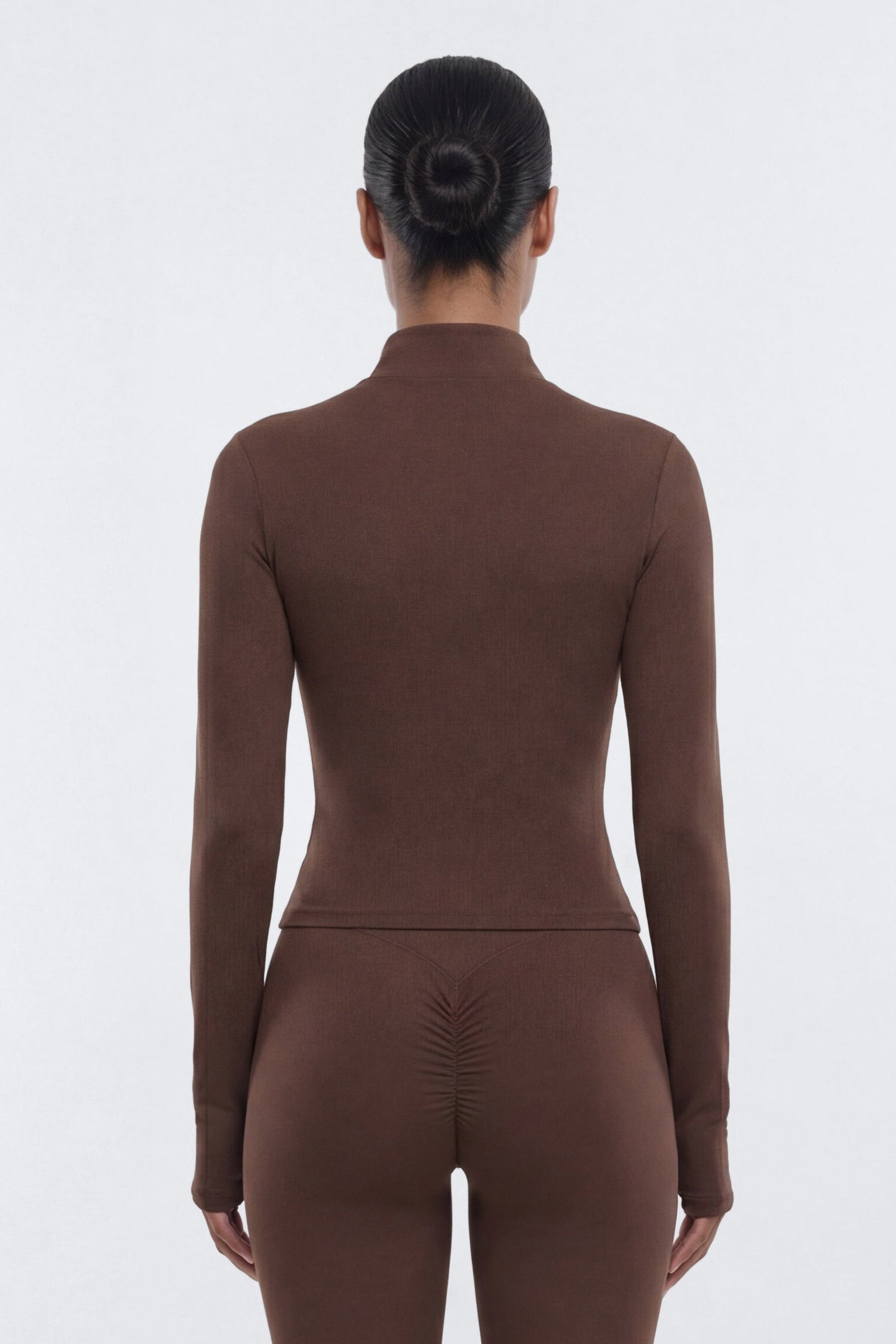 CloudForm™ Long Sleeve Full Zip Jacket - Brown