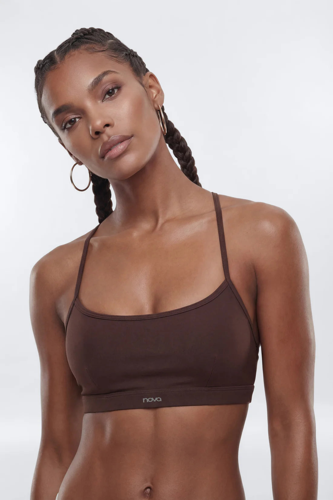 AirSculpt™ X Back Sports Bra - Brown