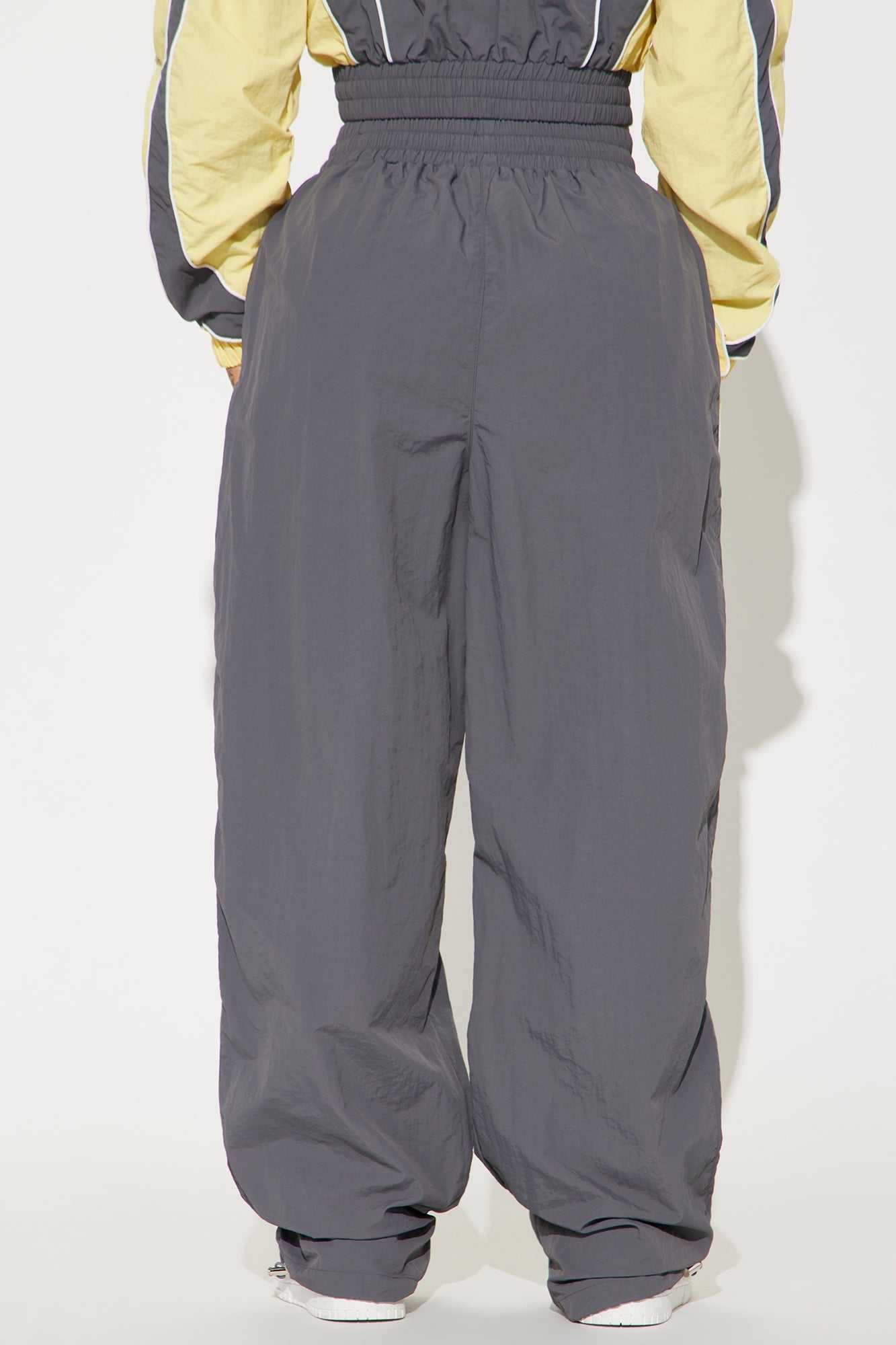 New Era Colorblock Track Pant - Charcoal/combo