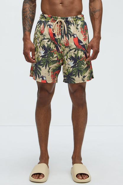 Rio Printed Swim Classic Trunk - Multi Color