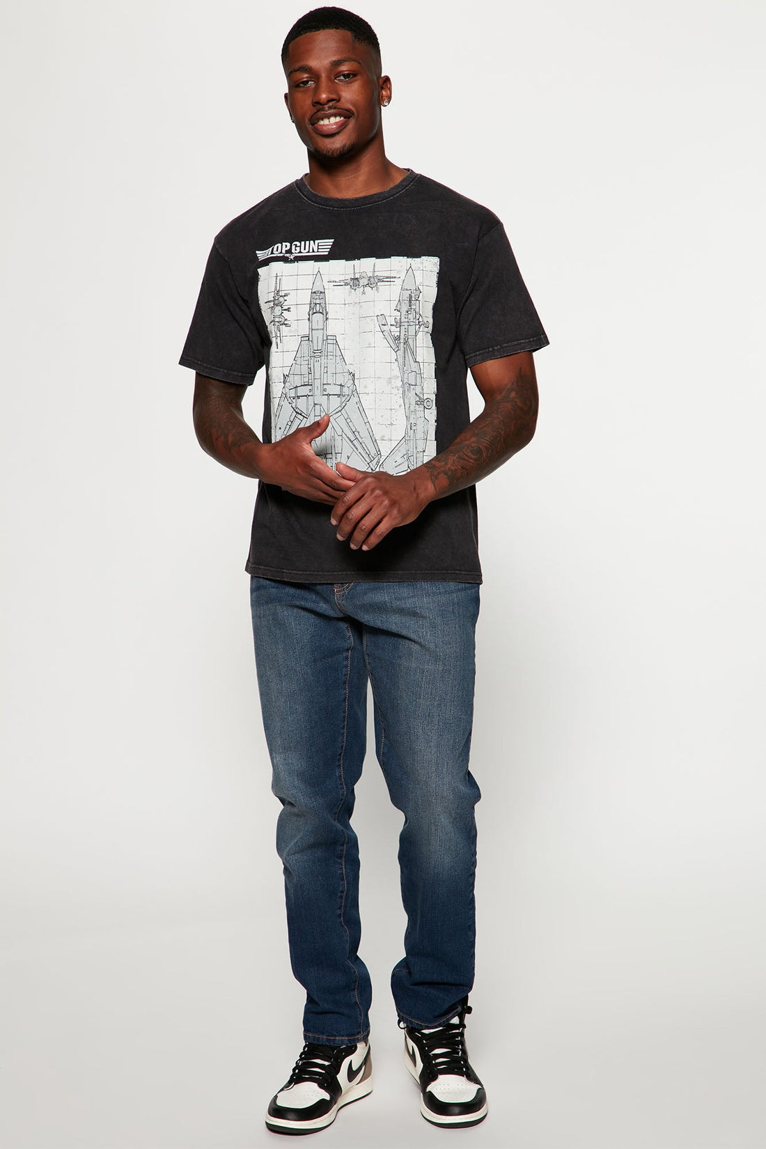 Mike Straight Taper Jeans - Dark Wash