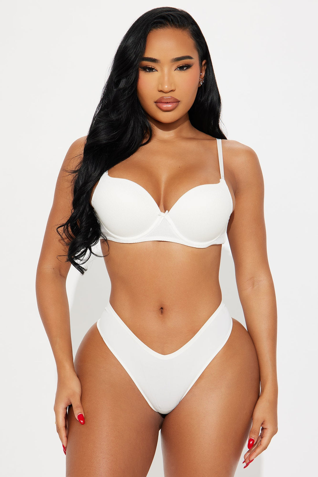 Your Girls Bow T-Shirt Bra - White