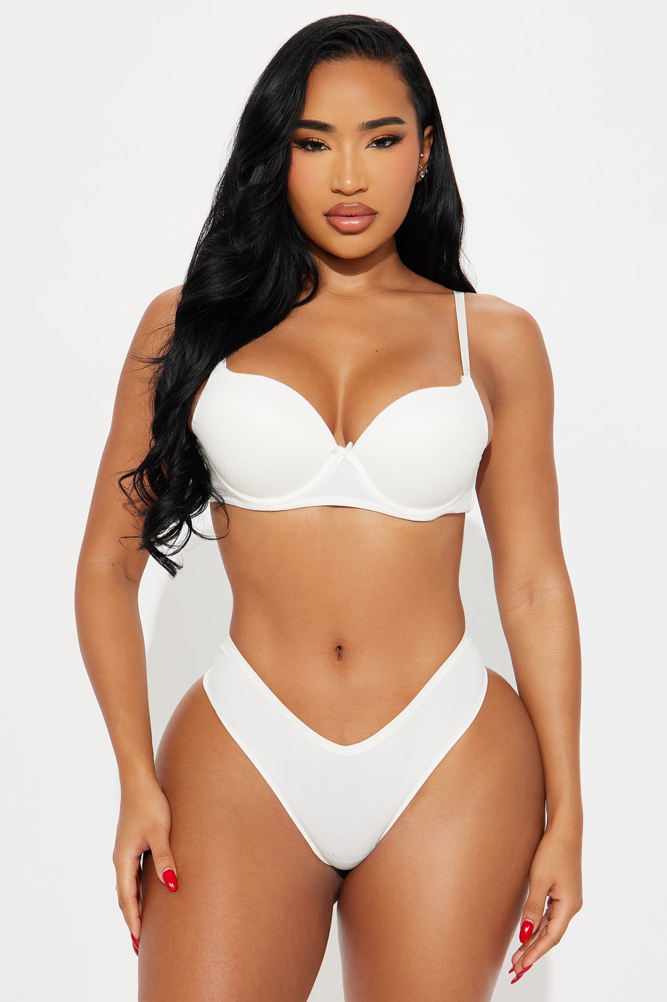 Your Girls Bow T-Shirt Bra - White