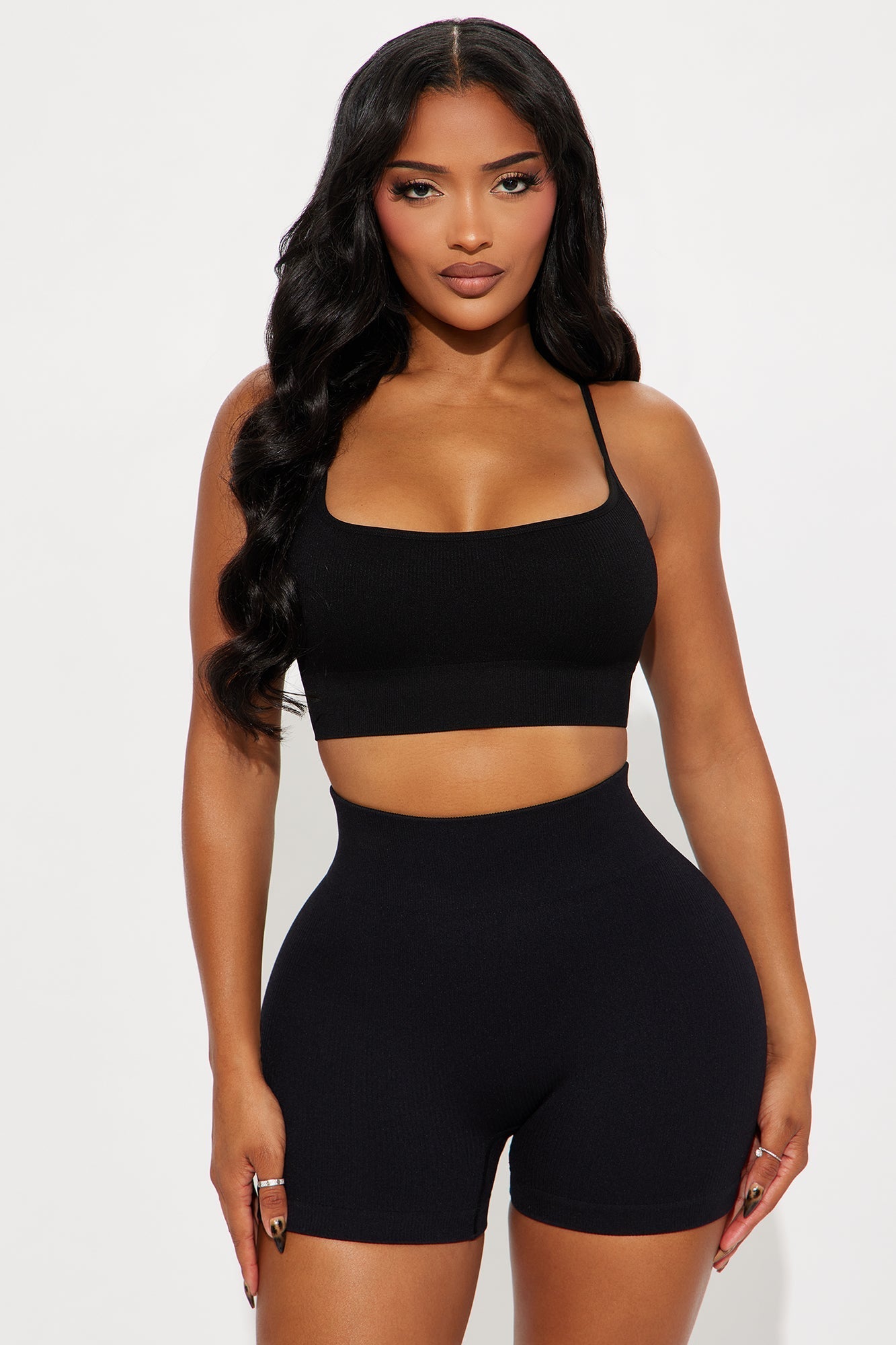 Seamless Wireless Bra - Black