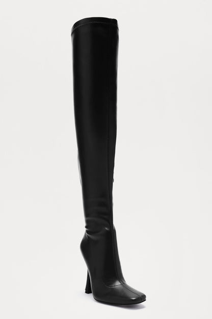 Zella Thigh High Boots - Black