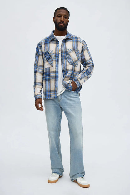 Your Monday Flannel - Blue/combo