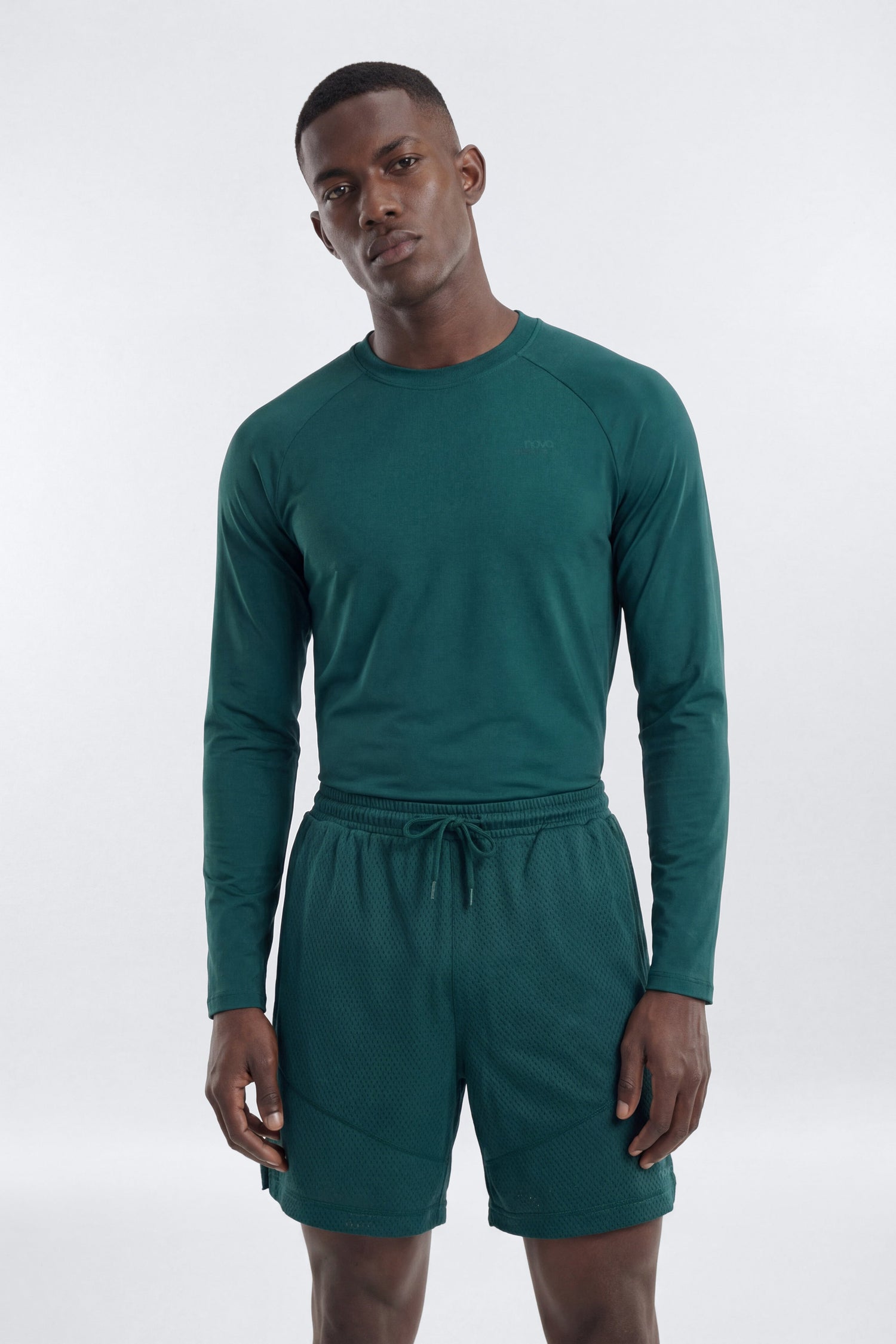 Athletic Mesh 7″ Basketball Shorts - Hunter Green