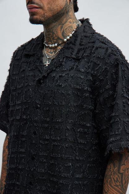Window Shopping Boxy Shirt - Black