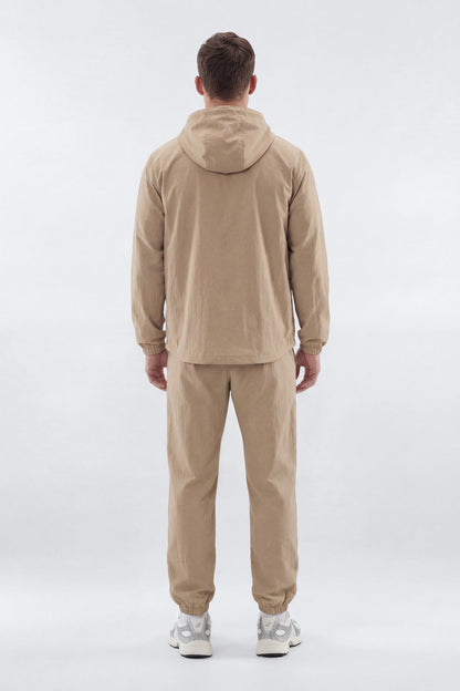 CoreNylon Hooded Full Zip Jacket - Taupe